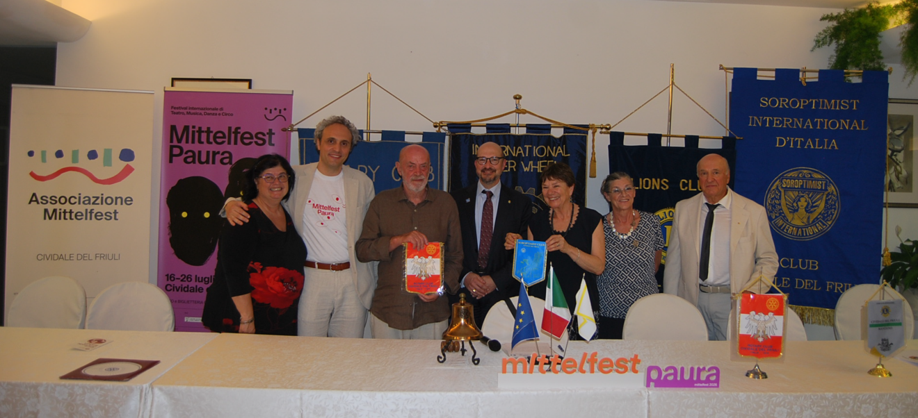 RC CIVIDALE, SOROPTIMIST INTERNATIONAL E LIONS CLUB PRESENTANO L'EDIZIONE 2026 DEL MITTELFEST